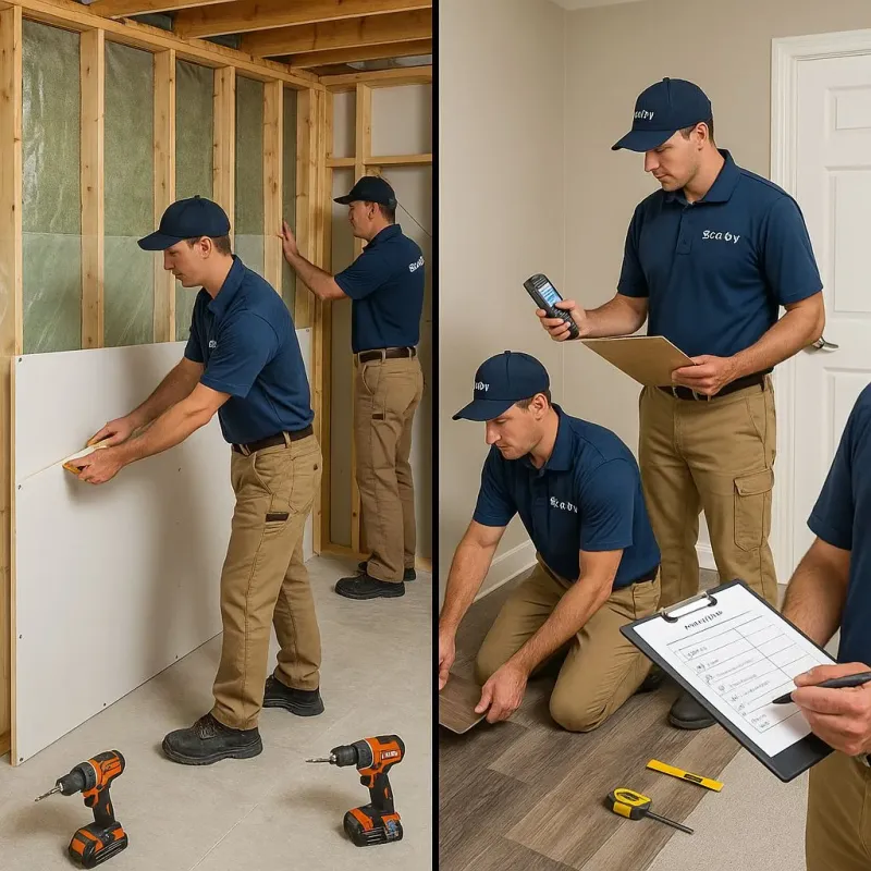 Repairs and Reconstruction process in Rockwell, AR